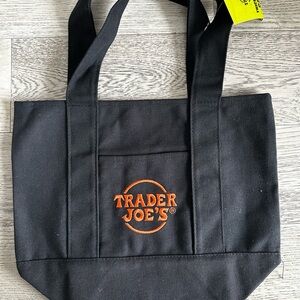 Trader Joe's SMALL Black Tote Bag